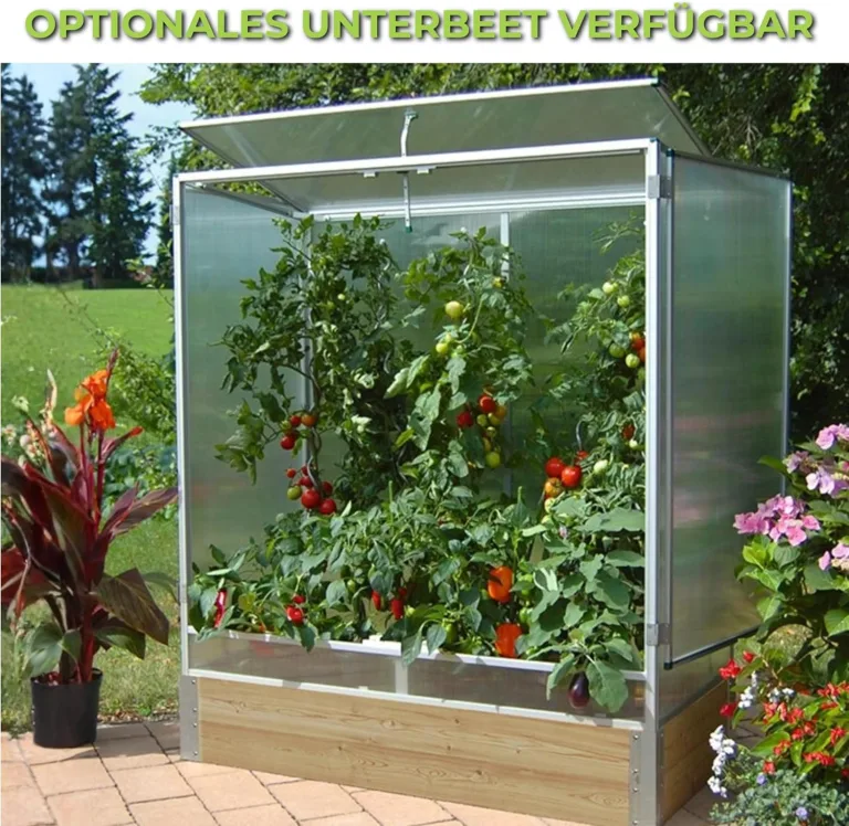 Beckmann Tomatenhaus • PLH Größe 1 • Alu silber • 1,23m² – Bild 5