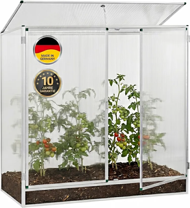 Beckmann Tomatenhaus • PLH Größe 1 • Alu silber • 1,23m²