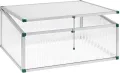 Beckmann FT3 Frühbeet Typ Allgäu Modell 3 Größe 2 – Extrem Stabil: Hagelfeste 16mm Platten – Made in Germany – UV-Schutz—Premium Aluminium Mini-Gewächshaus – 123x107 cm - Thumbnail 1