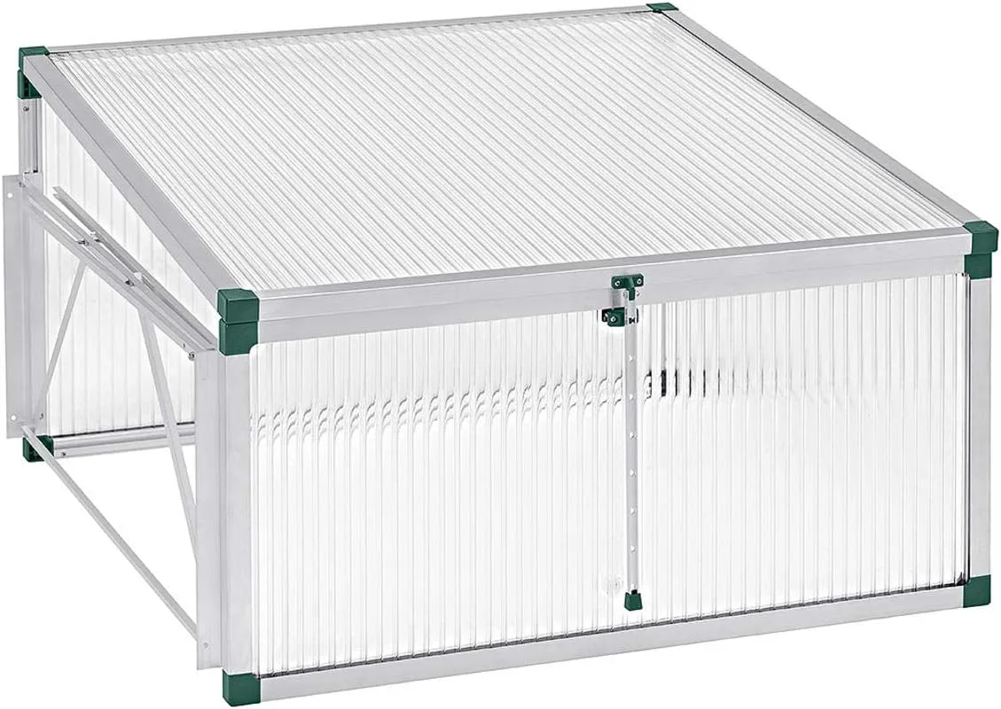 Beckmann KG FT3VG1P Frühbeet Typ Allgäu Verlängerung für FT3G1P 101 x 107 cm Polycarbonat - Bild 1