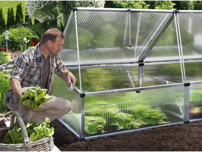 Beckmann KG FT3VG1P Frühbeet Typ Allgäu Verlängerung für FT3G1P 101 x 107 cm Polycarbonat – Bild 5