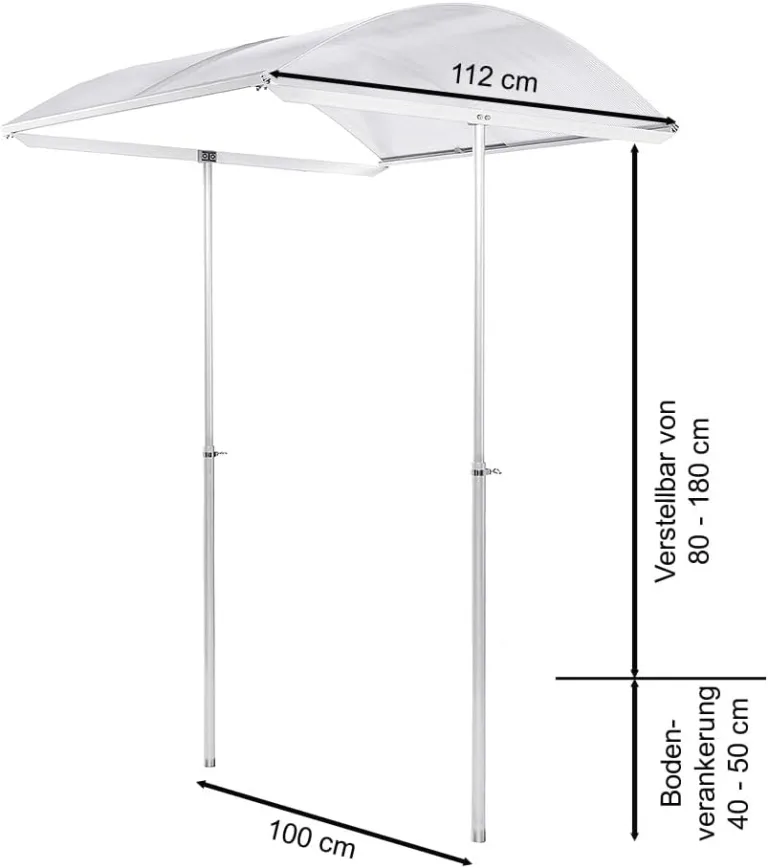 Beckmann Schutzdach für Pflanzen • PSN1 • 1,12m² – Bild 6