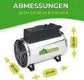 Bio Green Phoenix Gebläseheizung • Gewächshausheizung elektrisch • 2800 Watt - Thumbnail 4