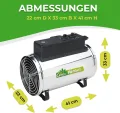 Bio Green Phoenix Gebläseheizung • Gewächshausheizung elektrisch • 2800 Watt - Thumbnail 9