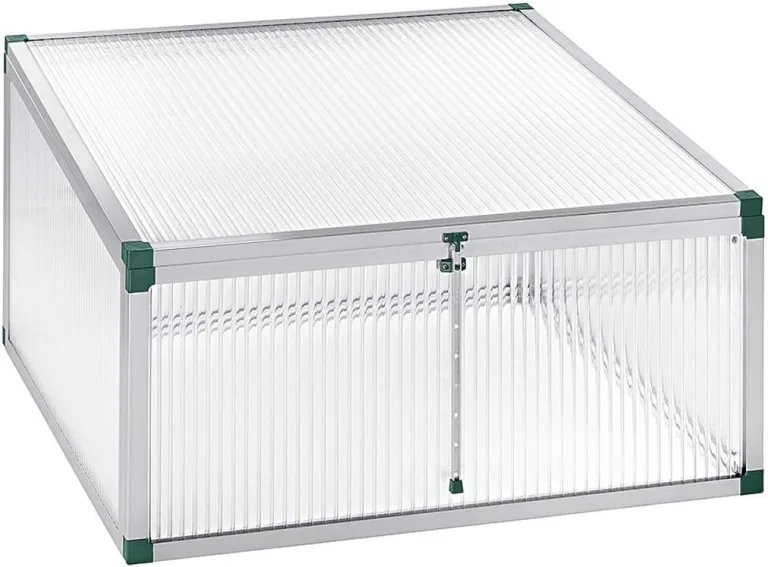 Beckmann FT3G1P Frühbeet Typ Allgäu Modell 3 Größe 1– Extrem Stabil: Hagelfeste 16mm Platten – Made in Germany – UV-Schutz—Premium Aluminium Mini-Gewächshaus – 101x107 cm – Bild 3