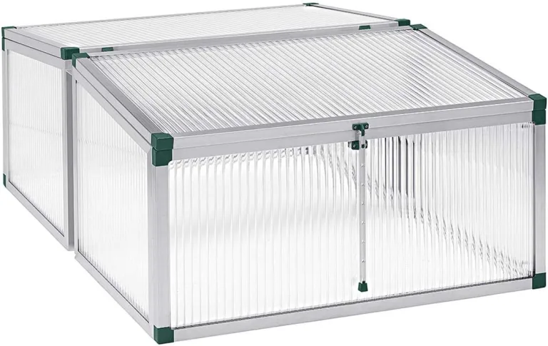 Beckmann FT4G1P Frühbeet Typ Allgäu Modell 4 Größe 1 – Extrem Stabil: Hagelfeste 16mm Platten – Made in Germany – UV-Schutz—Premium Aluminium Mini-Gewächshaus – 101x136 cm – Bild 3