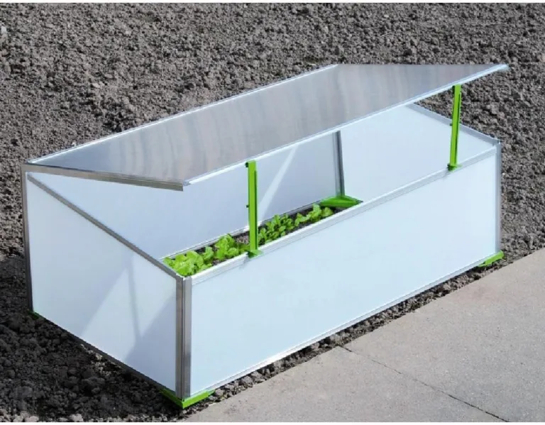 Gartentec Aufzucht Frühbeet Einfach 0,57 qm, 4 mm starke Hohlkammerplatten, Made in Germany