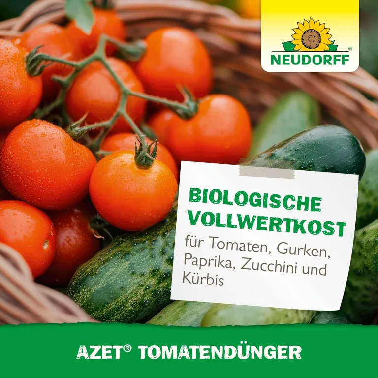 Neudorff Azet TomatenDünger – Bio Tomatendünger mit Mykorrhiza und natürlicher Sofort- und Langzeitwirkung sorgen für aromatische Tomaten, 1 kg – Bild 7