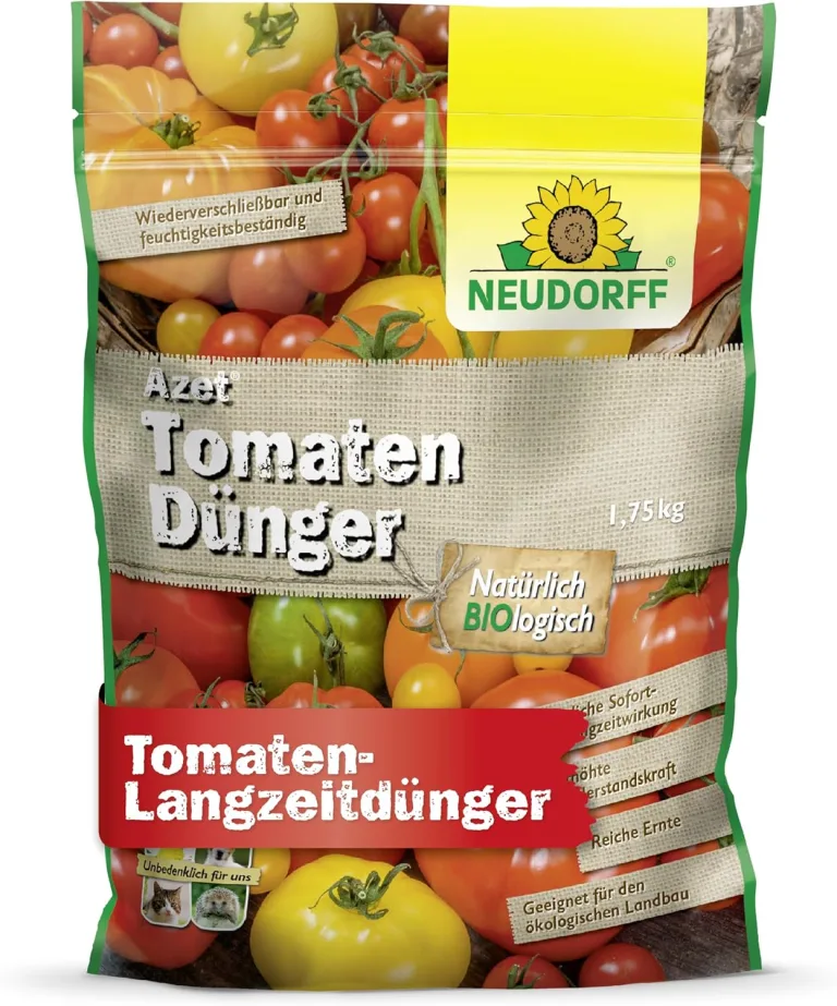 Neudorff Azet TomatenDünger – Bio Tomatendünger mit Mykorrhiza und natürlicher Sofort- und Langzeitwirkung sorgen für aromatische Tomaten, 1 kg – Bild 9