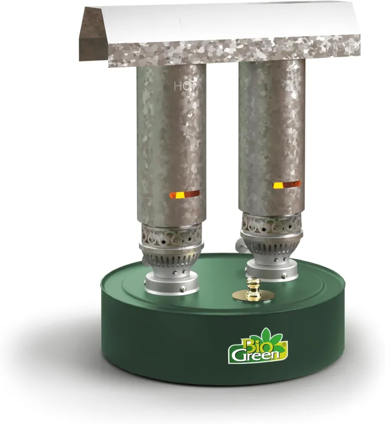 BioGreen Paraffin-Gewächshaus-Heizung WARMAX Power 5 | max. 600 Watt Heizleistung | für Gewächshäuser bis 5 m² | bis zu 3,5 Tage Brenndauer/Füllung – Bild 1