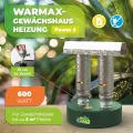 BioGreen Paraffin-Gewächshaus-Heizung WARMAX Power 5 | max. 600 Watt Heizleistung | für Gewächshäuser bis 5 m² | bis zu 3,5 Tage Brenndauer/Füllung - Thumbnail 2