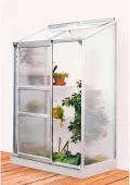 Vitavia Anlehngewächshaus • Ida 900 • Alu silber • 0,85m² - Thumbnail 1