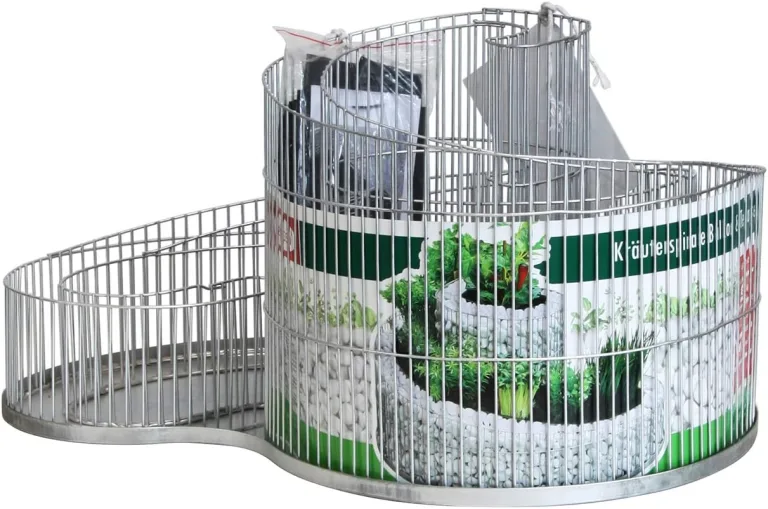 Kräuterspirale Balkon & Terrasse 57 x 42 cm 98890, silber, Outdoor – Bild 1
