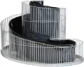 Kräuterspirale Balkon & Terrasse 57 x 42 cm 98890, silber, Outdoor - Thumbnail 5