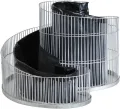 Kräuterspirale Balkon & Terrasse 57 x 42 cm 98890, silber, Outdoor - Thumbnail 4