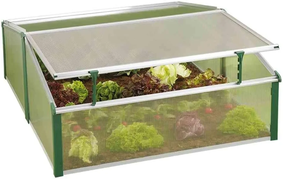 Juwel Doppel-Frühbeet • Easy Fix • Alu eloxiert • 1,20m² - Bild 1