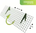 BioGreen Regal für Gewächshaus „Bruno“ 40 × 120 cm – klappbar, galvanisierter Stahl, mehr Platz im Gewächshaus, einfache Montage mit Alukonsolen - Thumbnail 7