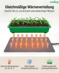 Romberg Heizmatte für Pflanzenanzucht, Größe S (27 × 15 cm), 10 W, IP67 wasserdichte Pflanzenheizung für Mini-Gewächshaus & Terrarium, passende für BoQube S Zimmergewächshaus - Thumbnail 3