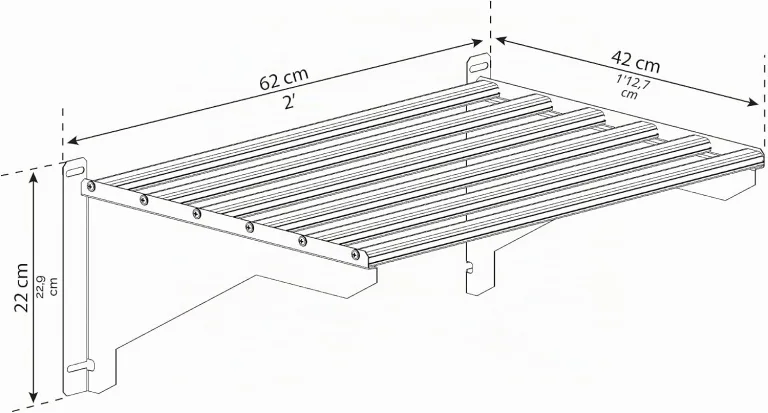 Palram Canopia Schwerlastregal, Gewächshaus-Regaleinsatz für Palram Gewächshäuser – Bild 3