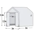 ShelterLogic Foliengewächshaus • SL70680 • 9,00m² - Thumbnail 7