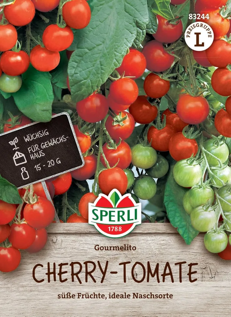 Sperli Cherry-Tomatensamen Yellow Pearshaped 83292 - Kübelgeeignet - für Gewächshaus - dekorativ - kleinfrüchtige Naschsorte - Saatgut, Samen Gemüse – Bild 9