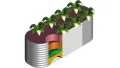 Vitavia Hochbeet Basic, Alu-blank - Thumbnail 2
