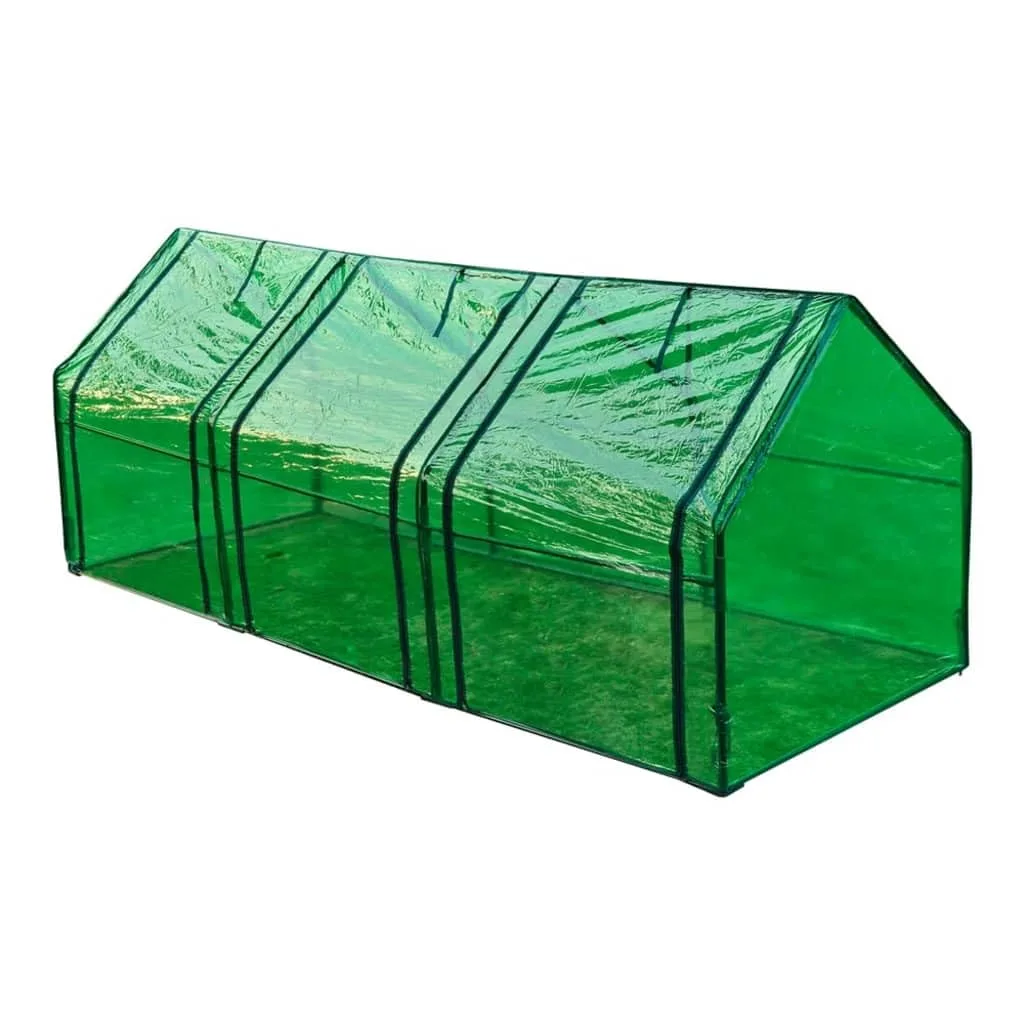 vidaXL GEWÄCHSHAUS TREIBHAUS TOMATENHAUS FRÜHBEETKASTEN 240x90x90cm FRÜHBEET Kasten - Bild 1