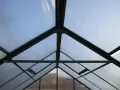 AS-S Profi-Gewächshaus 9,0m² • Alu grün • mit Fundament (2x Fensteröffner) - Thumbnail 7