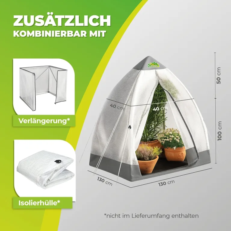 Bio Green Winter-Gewächshaus Tropical Island Zelt Größe M [VIDEO] – Bild 8