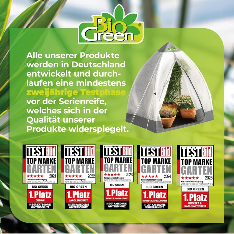 Bio Green Winter-Gewächshaus Tropical Island Zelt Größe M [VIDEO] – Bild 9