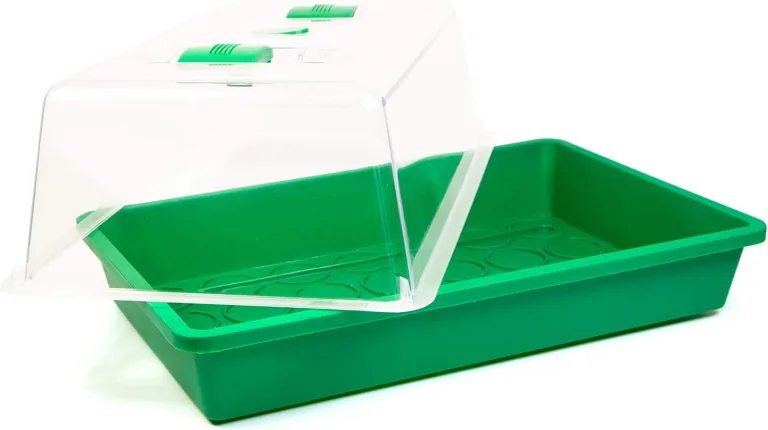 mgc24 Zimmergewächshaus Greenhouse Anzuchtset - Anzuchtschale mit Deckel und Belüftung - Komplettset mit 50 Quelltabs – Bild 2