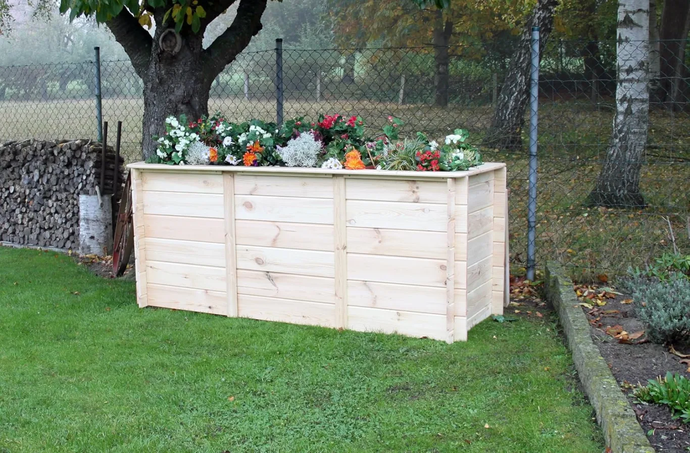 Promadino Hochbeet • Holz Kiefer • 1,60m² - Bild 1