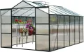Outsunny Gewächshaus Alu Treibhaus Tomatengewächshaus 7,75m² - Thumbnail 1