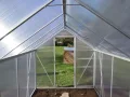 AS-S Profi-Gewächshaus 4,75m² • Alu silber (+1x Fensteröffner) - Thumbnail 2