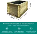Gartenpirat Garten-Hochbeet • Holz Fichte • 1,50m² - Thumbnail 2