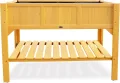 Habau Hochbeet mit Ablage • Holz • 0,68m² - Thumbnail 2