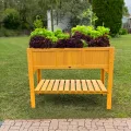 Habau Hochbeet mit Ablage • Holz • 0,68m² - Thumbnail 4