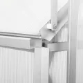Zelsius Aluminium Gewächshaus 310 x 190 cm | 6 mm Hohlkammerplatten, UV-beständig, Winterfest | Treibhaus, Pflanzenhaus, Tomatenhaus, Frühbeet, Anbau Gewächshaus, Tomatengewächshaus, Gartenhaus - Thumbnail 6