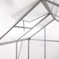 Zelsius Aluminium Gewächshaus 310 x 190 cm | 6 mm Hohlkammerplatten, UV-beständig, Winterfest | Treibhaus, Pflanzenhaus, Tomatenhaus, Frühbeet, Anbau Gewächshaus, Tomatengewächshaus, Gartenhaus - Thumbnail 9