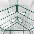 Alu Gewächshaus Frühbeet Gartenhaus Treibhaus "Den Haag" 7 m² mit 4 Dachfenster - Thumbnail 5