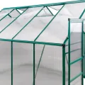 Alu Gewächshaus Frühbeet Gartenhaus Treibhaus "Den Haag" 7 m² mit 4 Dachfenster - Thumbnail 3