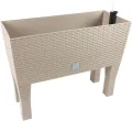 Prosperplast Blumenkasten Rato Case High inkl. Bewässerung und abnehmbaren Beinen, Anthrazit, 25 x 60 x 46 cm, ideal für Innen- & Außenbereich - Thumbnail 8