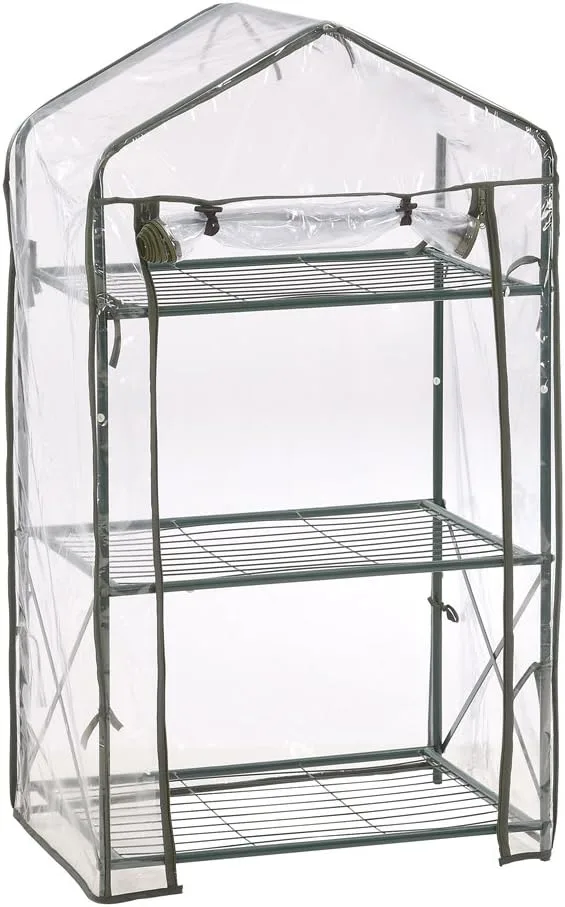 Dehner Balkon Gewächshaus mit 3 Gitterböden - Bild 1