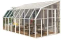 RION Anlehngewächshaus • Sun Room 48 • Kunststoff weiß • 13,11m² - Thumbnail 1