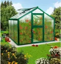 Beckmann Alu-Gewächshaus • Allplanta 4 • grün • 16,36m² - Thumbnail 1