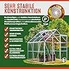 Deuba Alu-Gewächshaus Garten-Gewächshaus Treibhaus Pflanzenhaus • 3,7m² • ohne Fundament - Thumbnail 2