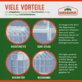 Deuba Gewächshaus Treibhaus Alu-Gewächshaus • 7,22m² • mit Fundament - Thumbnail 7