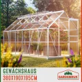 Deuba Gewächshaus Treibhaus Alu-Gewächshaus • 7,22m² • mit Fundament - Thumbnail 8