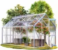 Deuba Gewächshaus Treibhaus Alu-Gewächshaus • 7,22m² • mit Fundament - Thumbnail 1