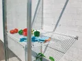 Vitavia Gewächshäuser Drahtregalset für Gewächshaus Ida 900 und 1300, Metall, 2 Regale, B 63 x H 61 cm, für Pflanzen und Gartenutensilien - Thumbnail 4